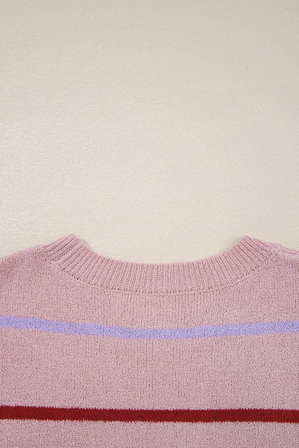 Multicolour Striped Buttoned Front V Neck Drop Shoulder Cardigan Sweater - loveforevers