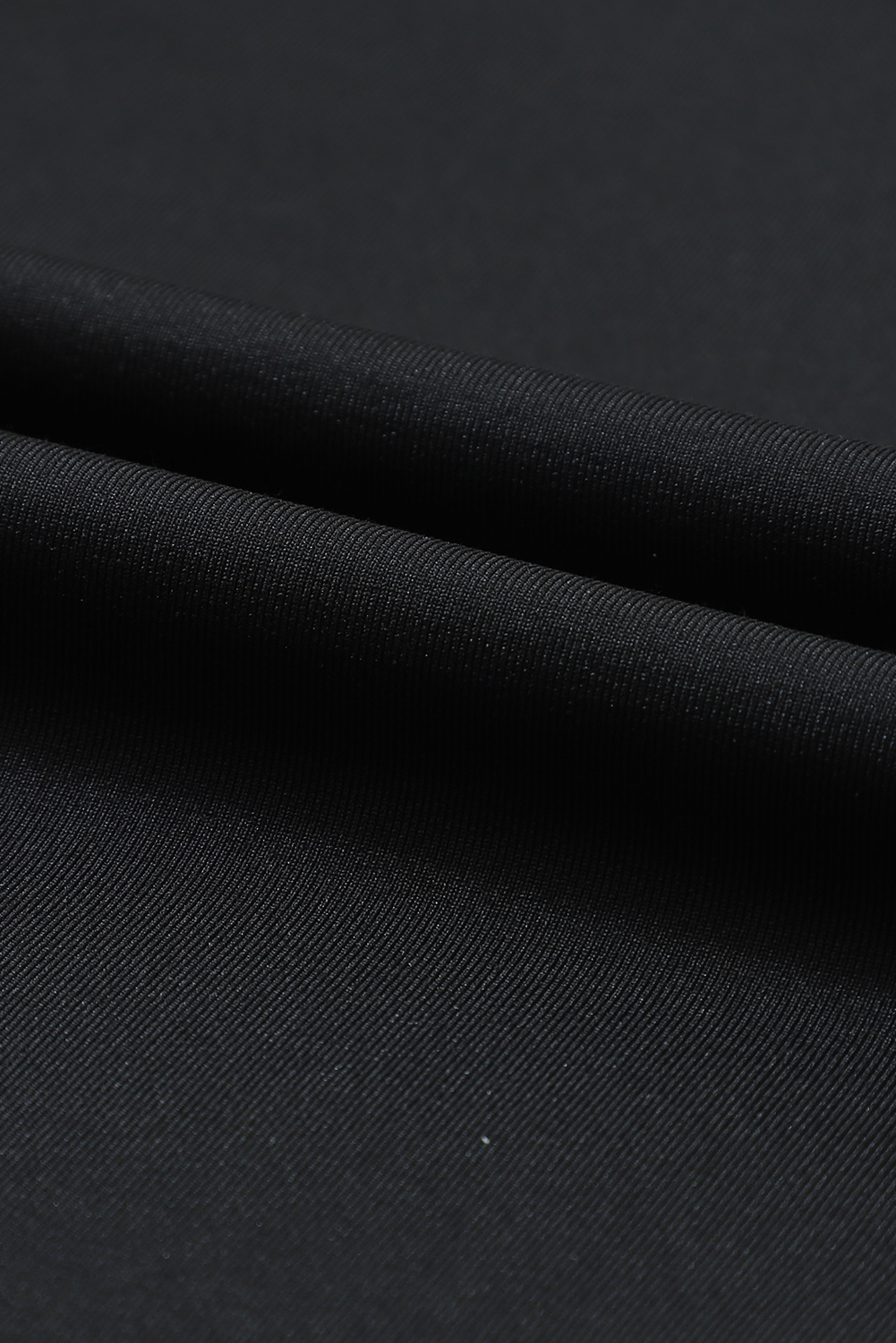 Black Drawstring Elastic Waistband Pocketed Joggers - loveforevers