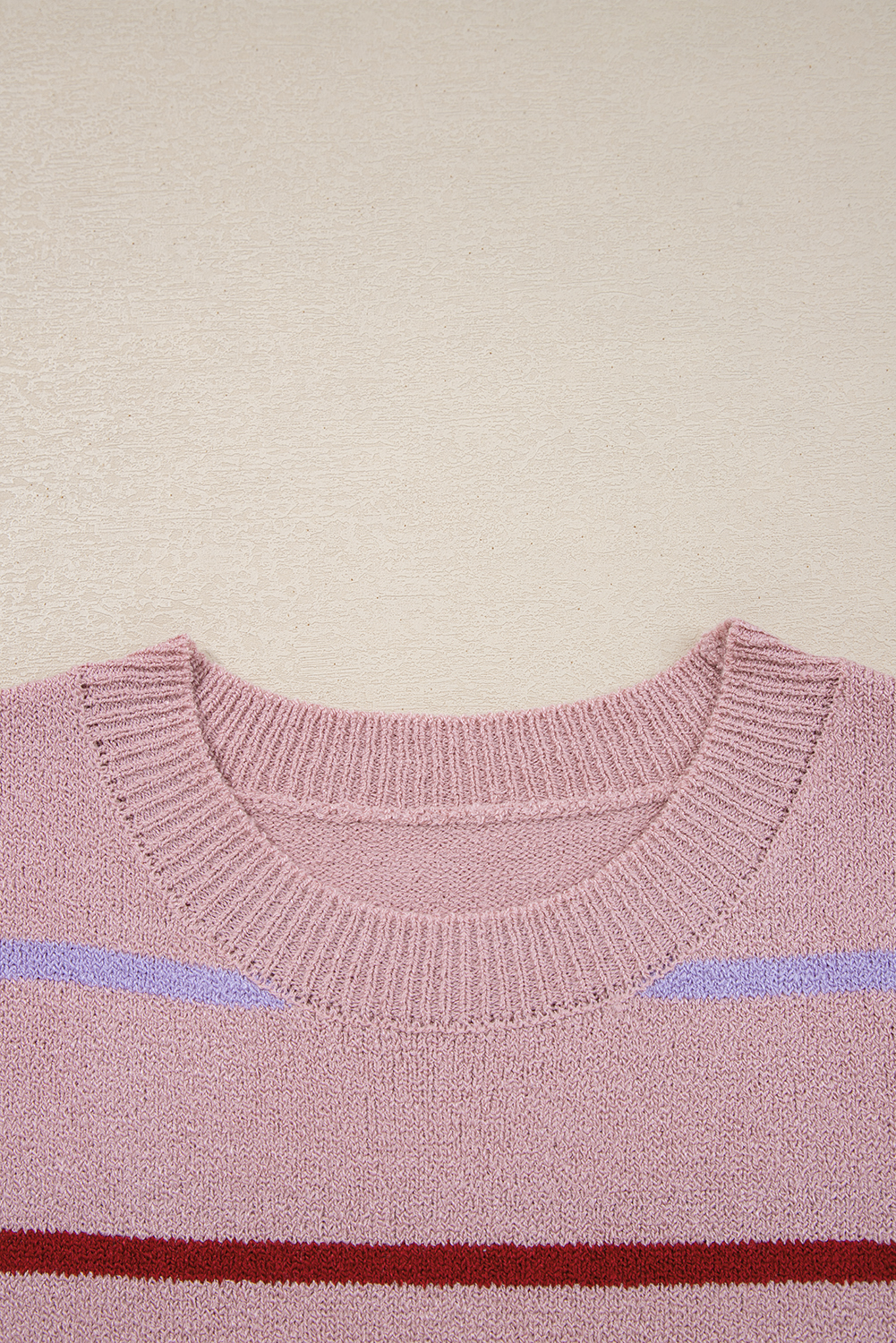 Multicolour Striped Buttoned Front V Neck Drop Shoulder Cardigan Sweater - loveforevers