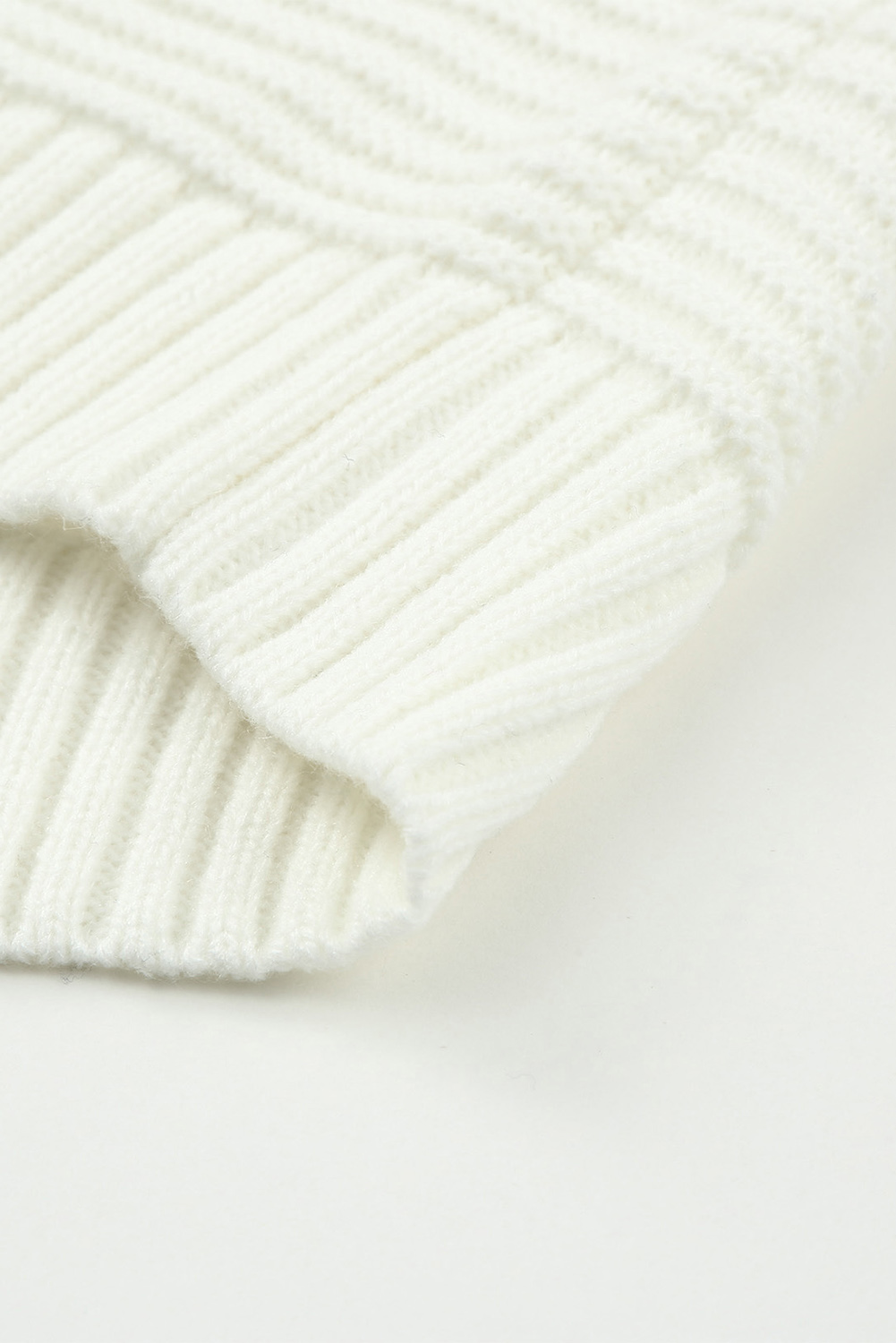 Two-Tone Chevron Pullover Sweater - loveforevers