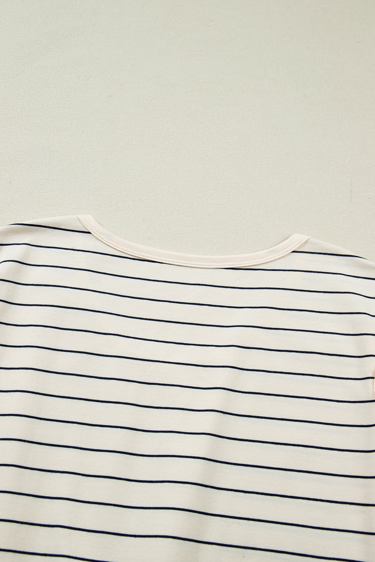 Beige Stripe Drawstring Tunic Tank Mini Dress with Pockets - loveforevers