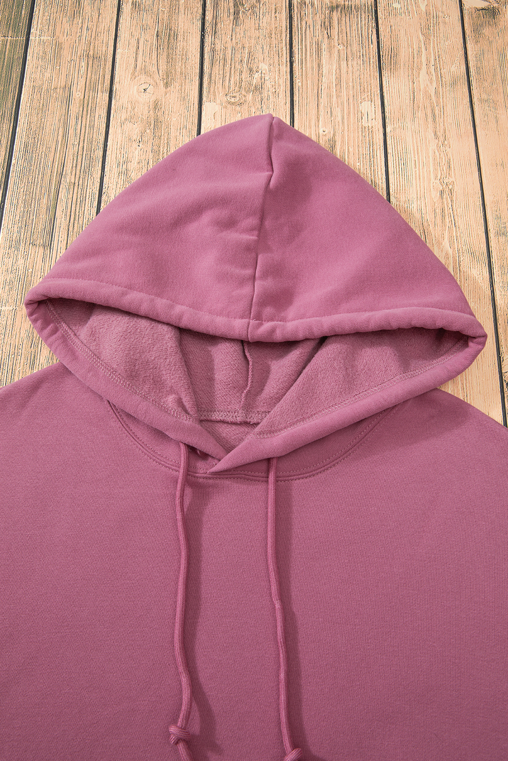 Valerian Fleece Lined Kangaroo Pocket Drawstring Chunky Hoodie - loveforevers
