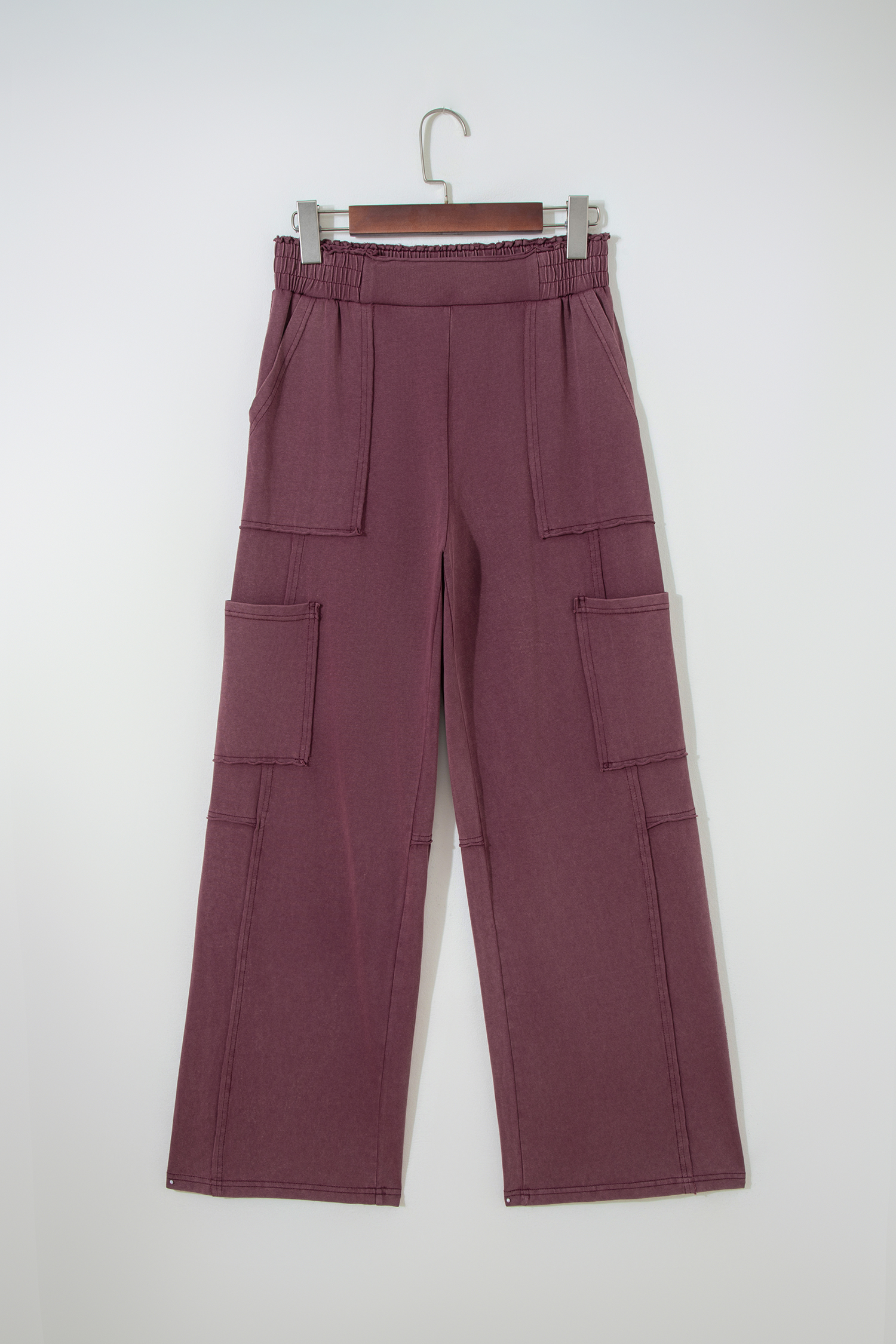 Mineral Red Mineral Wash Cargo Patched Pocket Utility Sweatpants - loveforevers