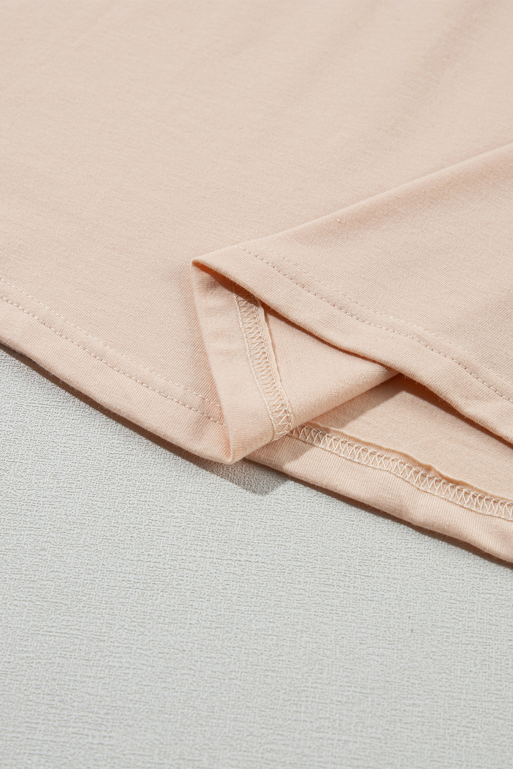 Khaki Casual Plain Crew Neck Tee - loveforevers