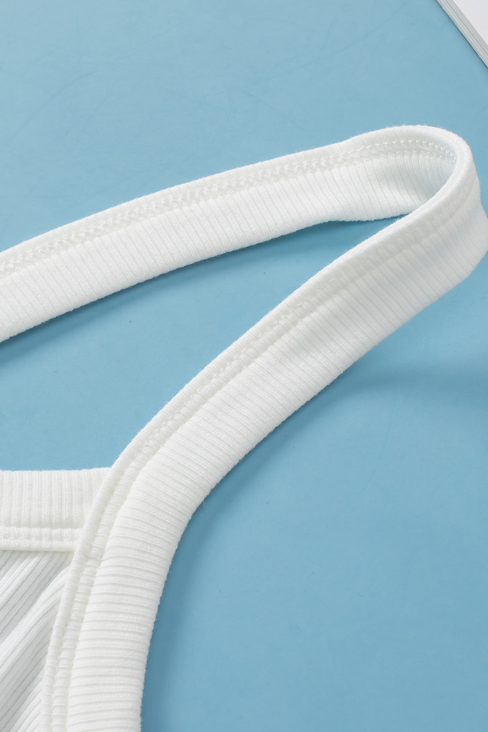 Bonbon Athletic Ribbed Cropped Cami Top - loveforevers