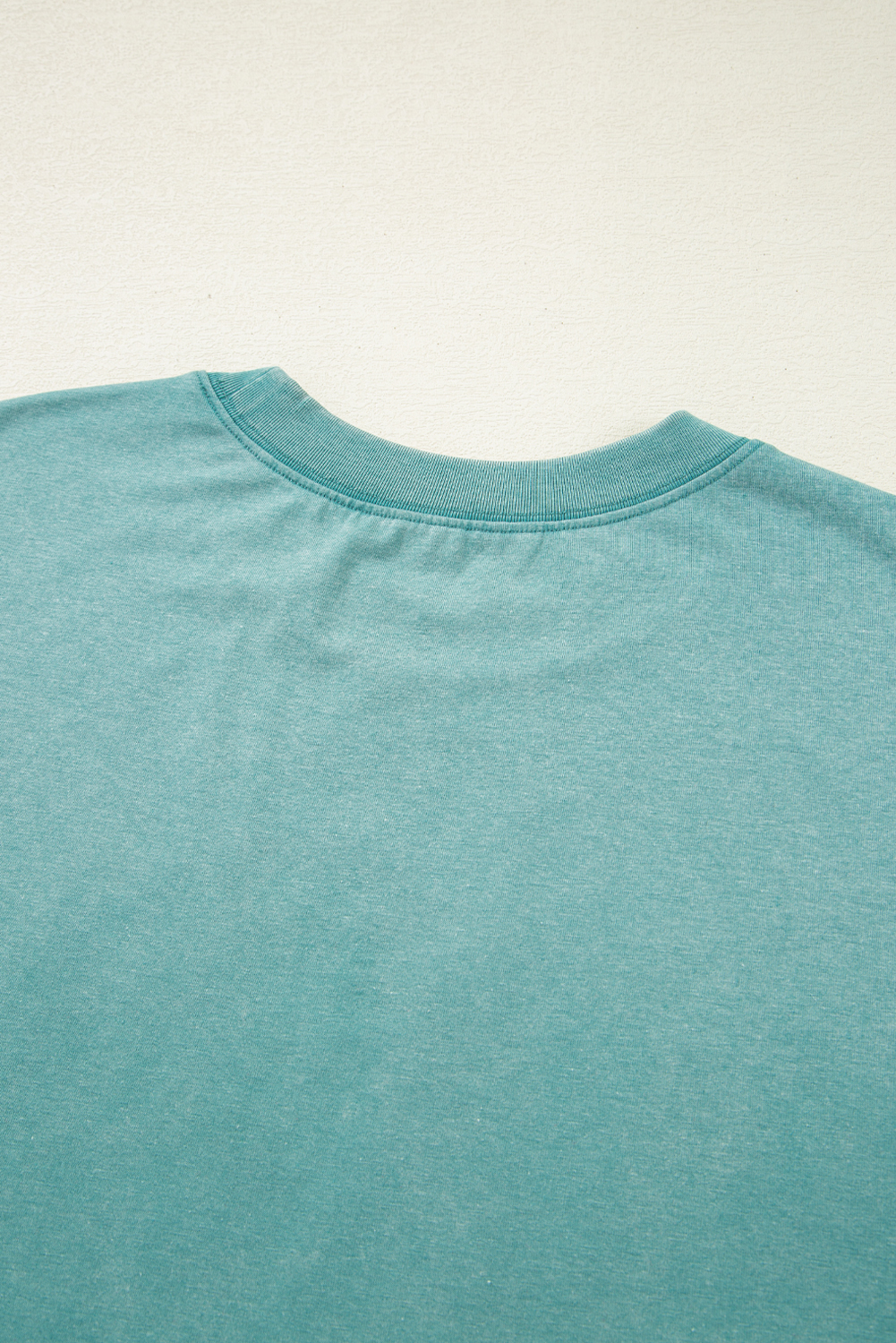 Sea Green MAMA Printed Mineral Wash Crewneck T Shirt - loveforevers