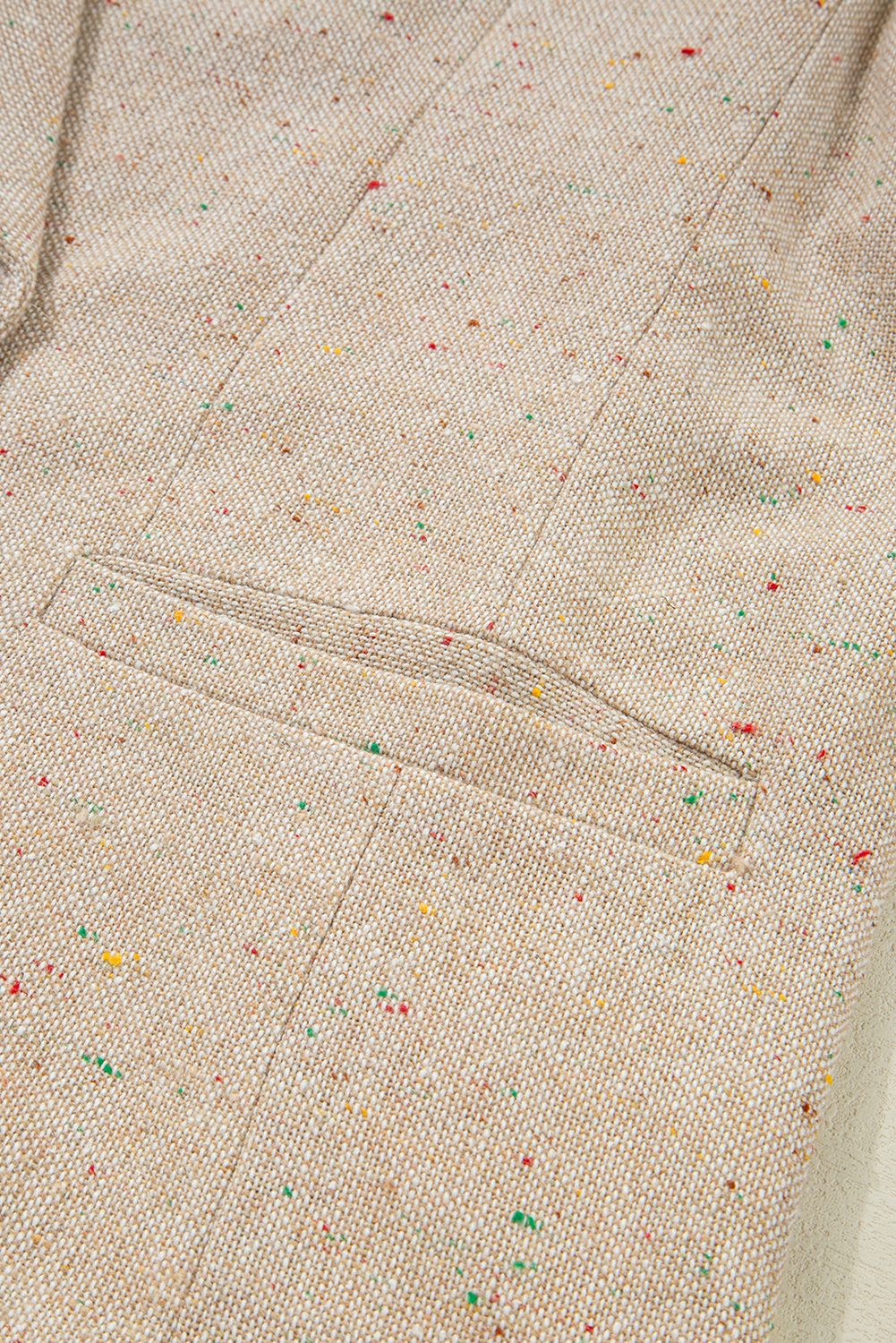 Oatmeal Single Breasted Elegant Suit Jacket - loveforevers