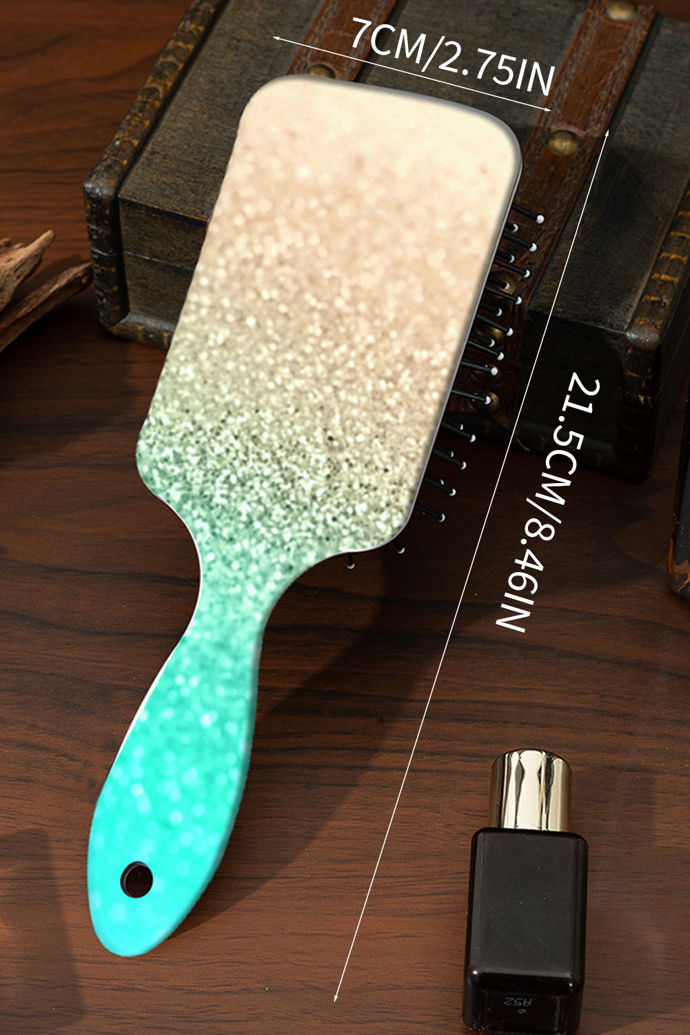 Iceland Blue Ombre Glitter Hair Care Comb - loveforevers