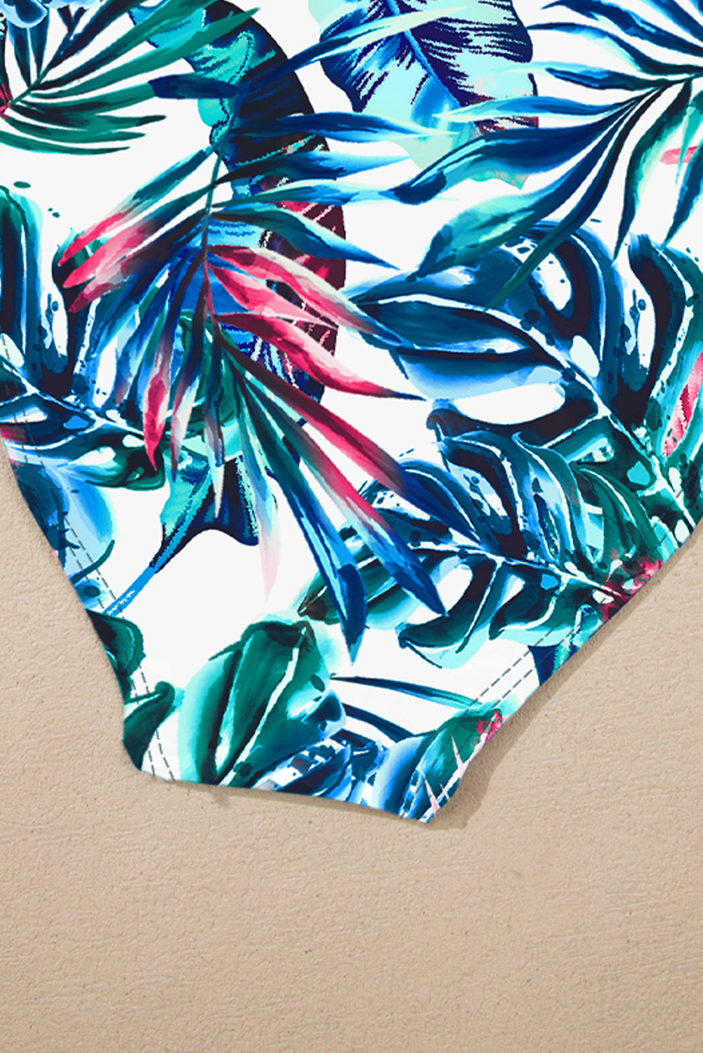 Sea Green Drawstring Tummy Control Mix-and-match 2pcs Tankini Swimsuit - loveforevers