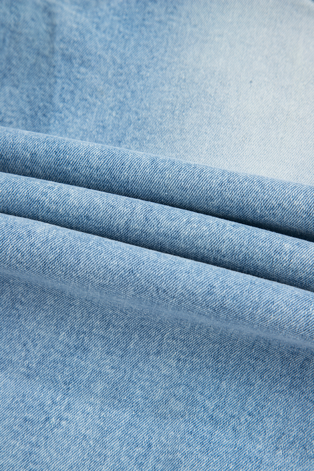 Beau Blue Flower Patched Light Wash Cropped High Waist Jeans - loveforevers