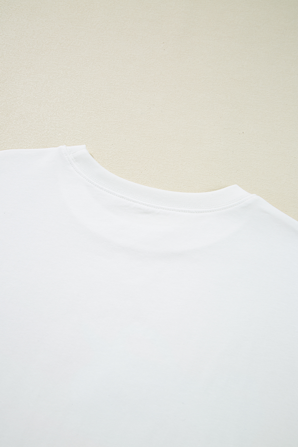 Myosotis Flag Bow Graphic Crewneck Tee - loveforevers