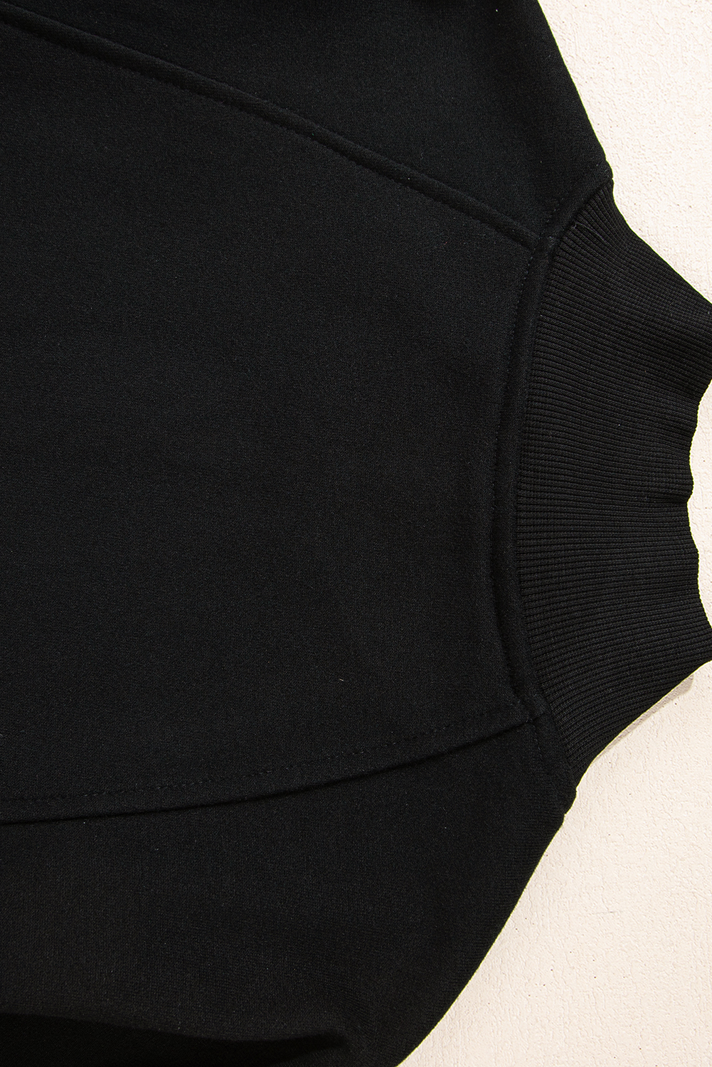 Fushia Zipped Neck Pullover Drop Shoulder Sweatshirt - loveforevers