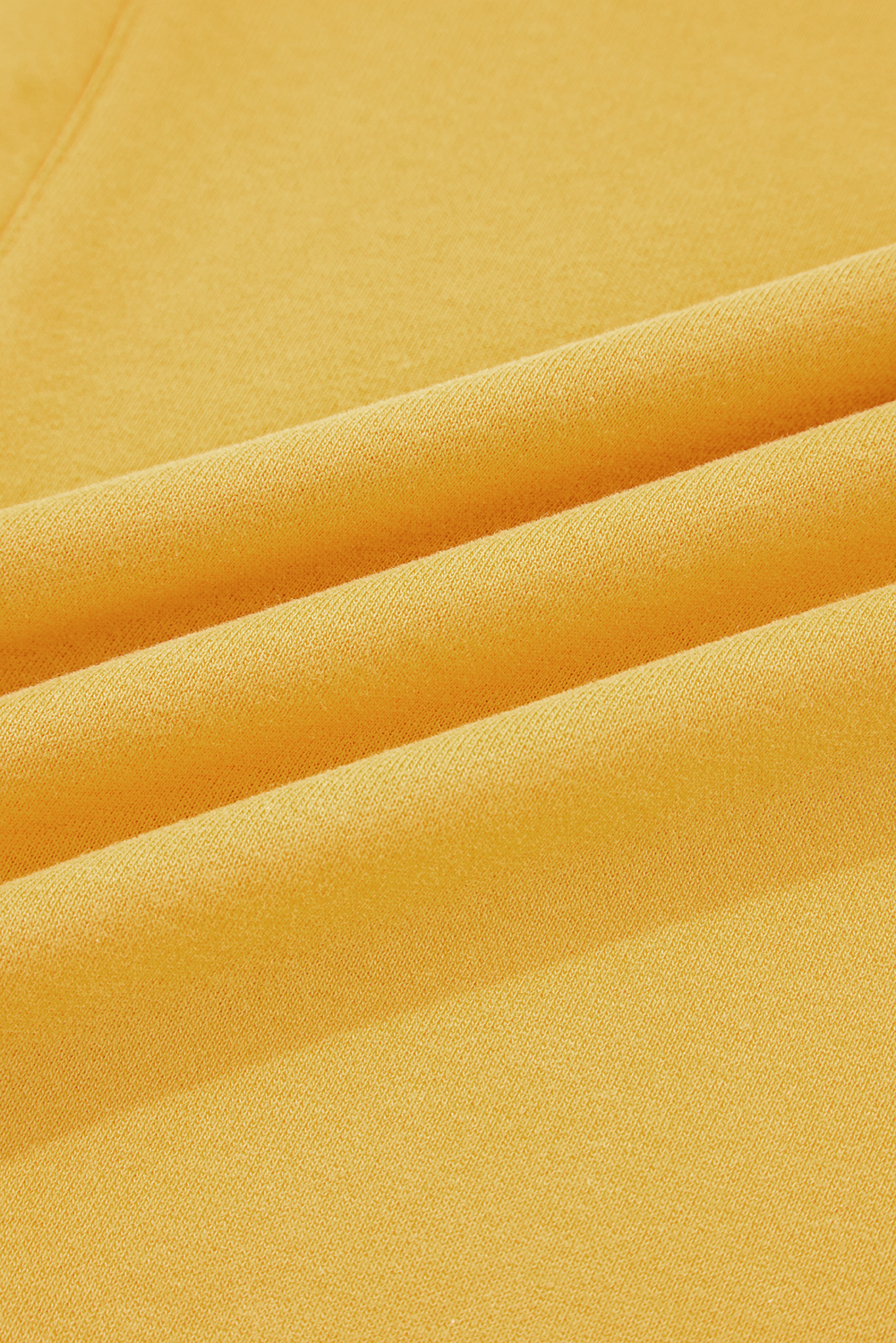 Citrus Pleated Balloon Sleeve Pullover Solid Sweatshirt - loveforevers