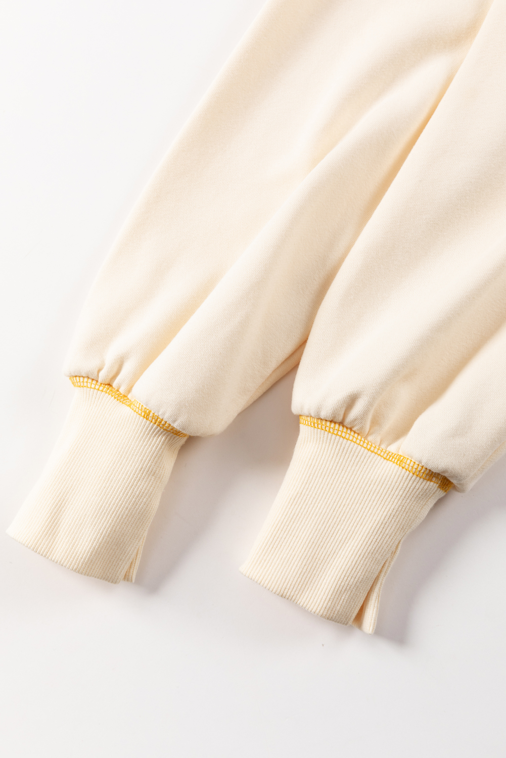 Contrast Stitching Split Baggy Sweatshirt - loveforevers