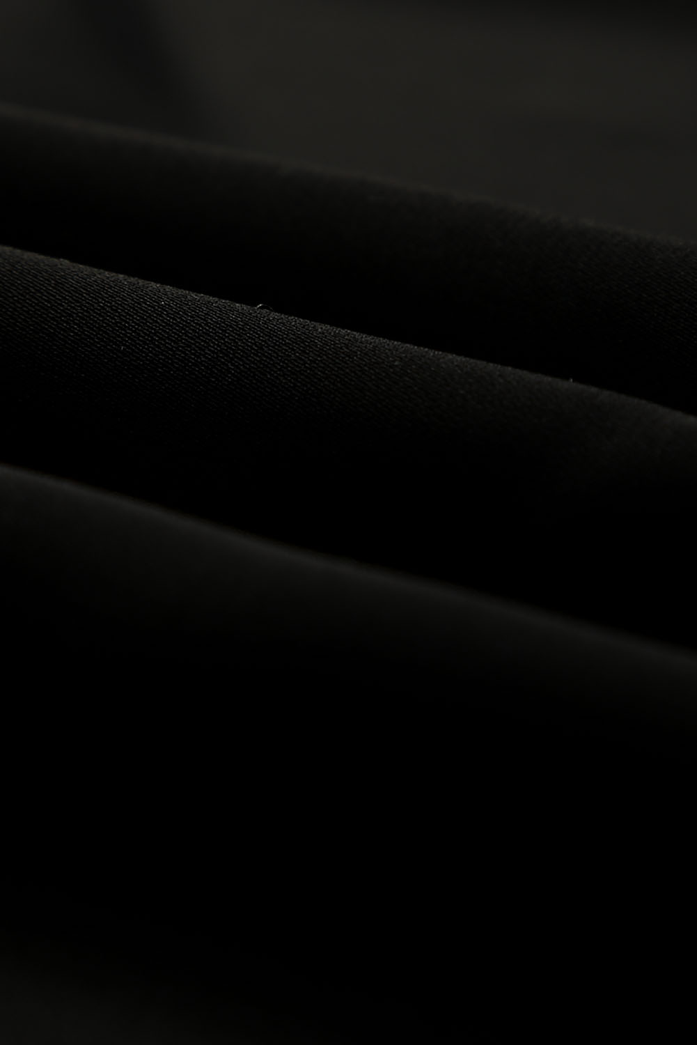 Black V Neck Long Puff Sleeve Top - loveforevers
