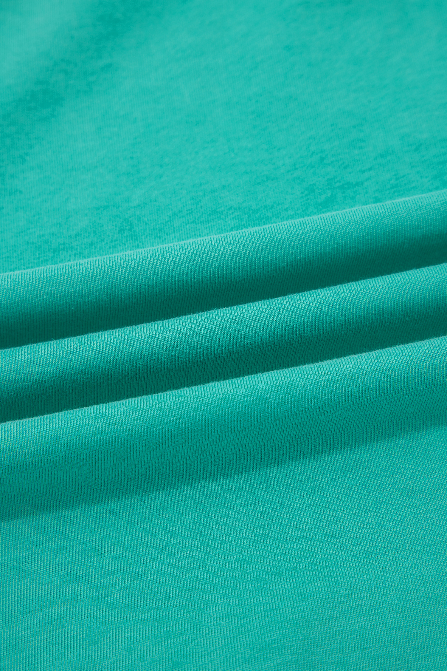 Sea Green Mineral Wash Drawstring Elastic Waist Raw Hem Loose Pants - loveforevers