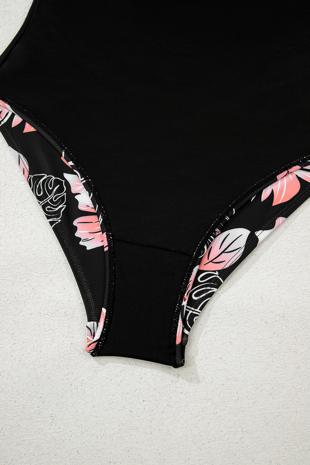 Black Square Neck Ruched Tommy Control One Piece Swimsuit - loveforevers