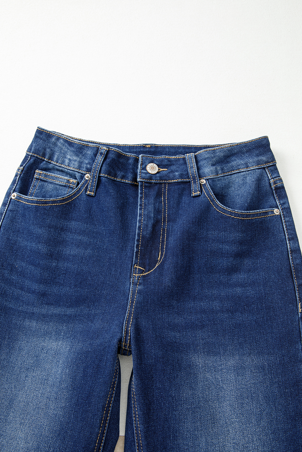 Sail Blue Western Stitch Patched Pocket Bootcut Jeans - loveforevers