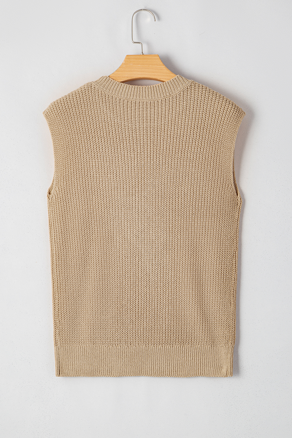 Black Western Cowboy Embroidery Round Neck Sleeveless Sweater - loveforevers