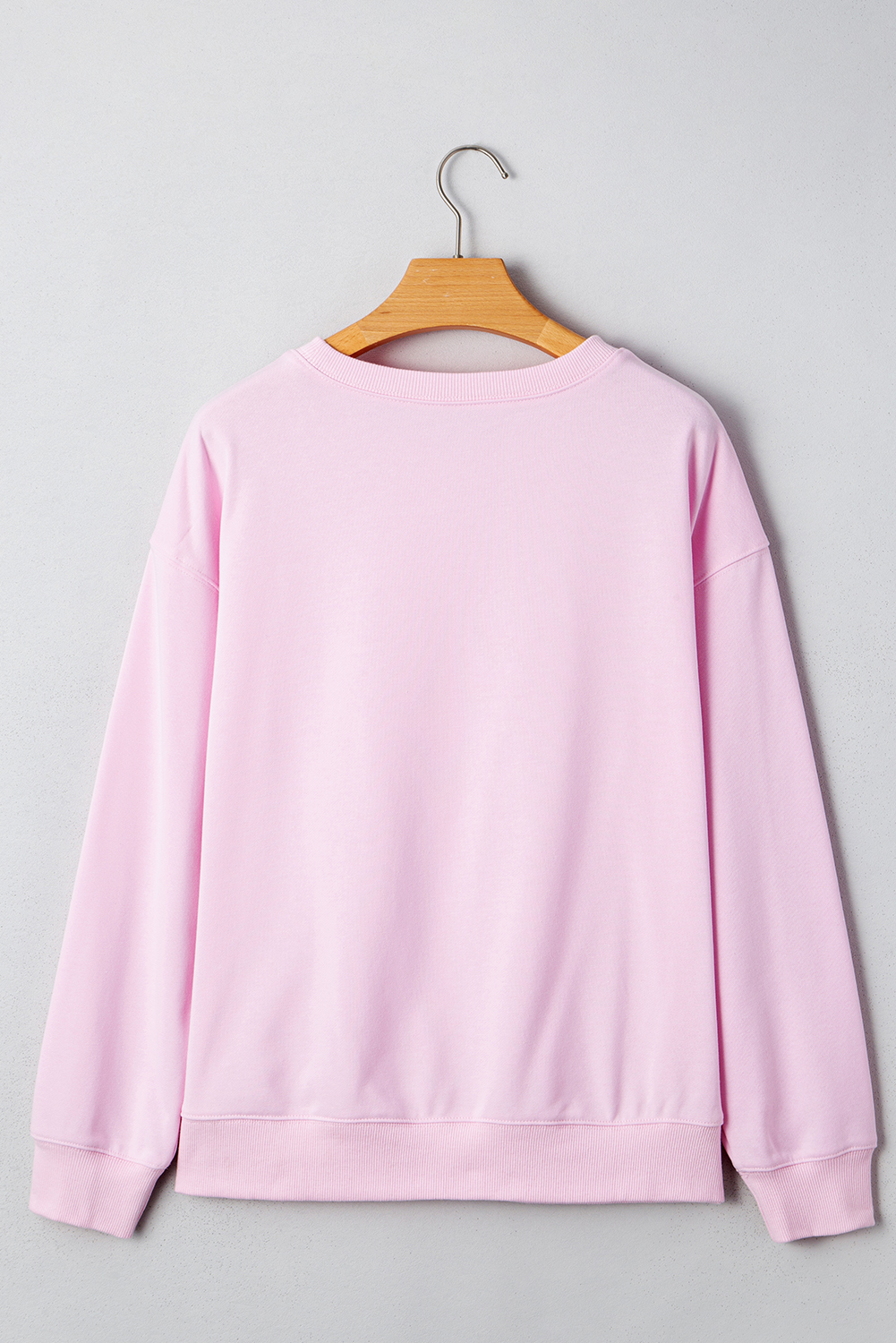 Pink GAME DAY Football Rugby Print Casual Sweatshirt - loveforevers