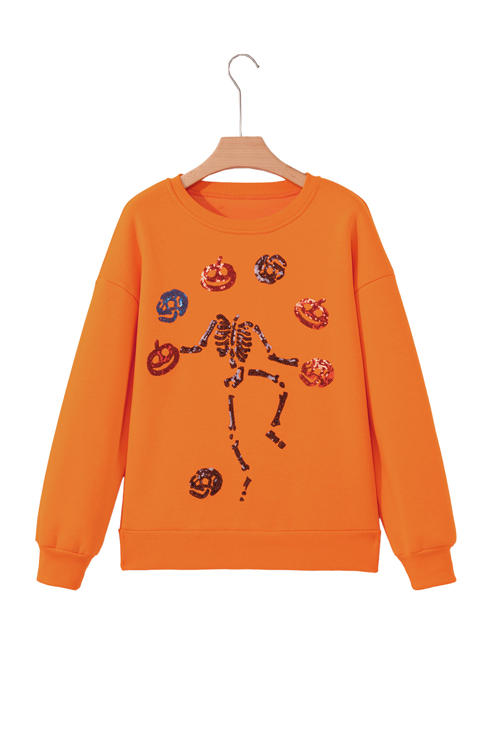 Carrot Dancing Critters Sequin Halloween Crewneck Sweatshirt - loveforevers