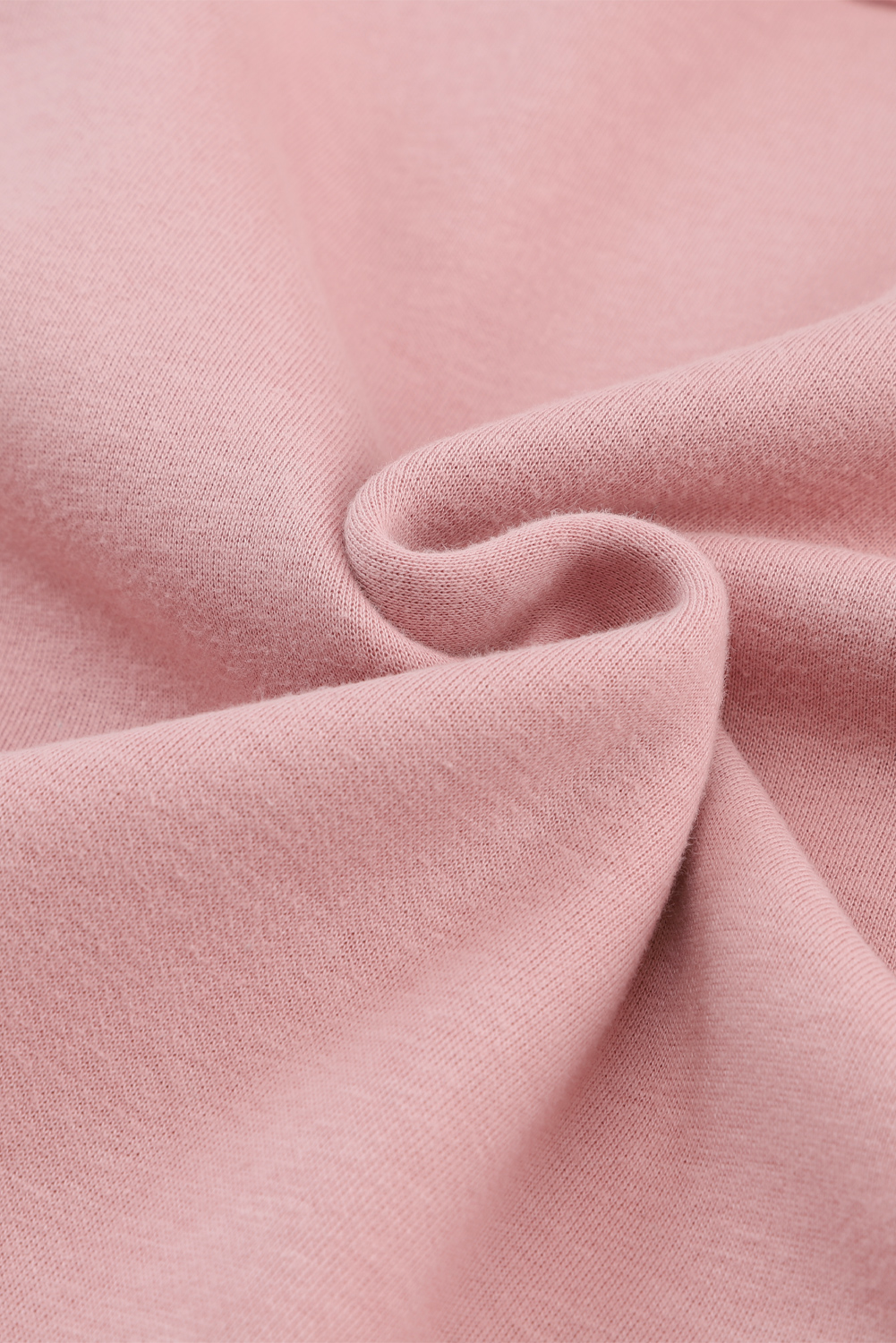 Pink Flap Pocket Drawstring Hood Zip Up Jacket - loveforevers
