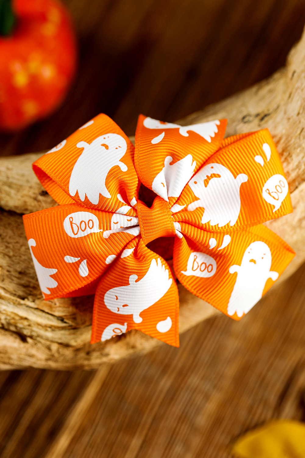 Citrus Halloween Random Pattern Bow Halloween Hair Clip - loveforevers