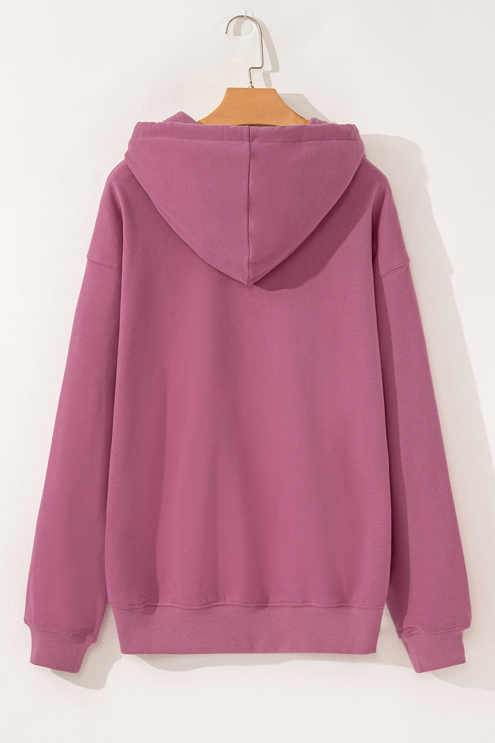Valerian Fleece Lined Kangaroo Pocket Drawstring Chunky Hoodie - loveforevers