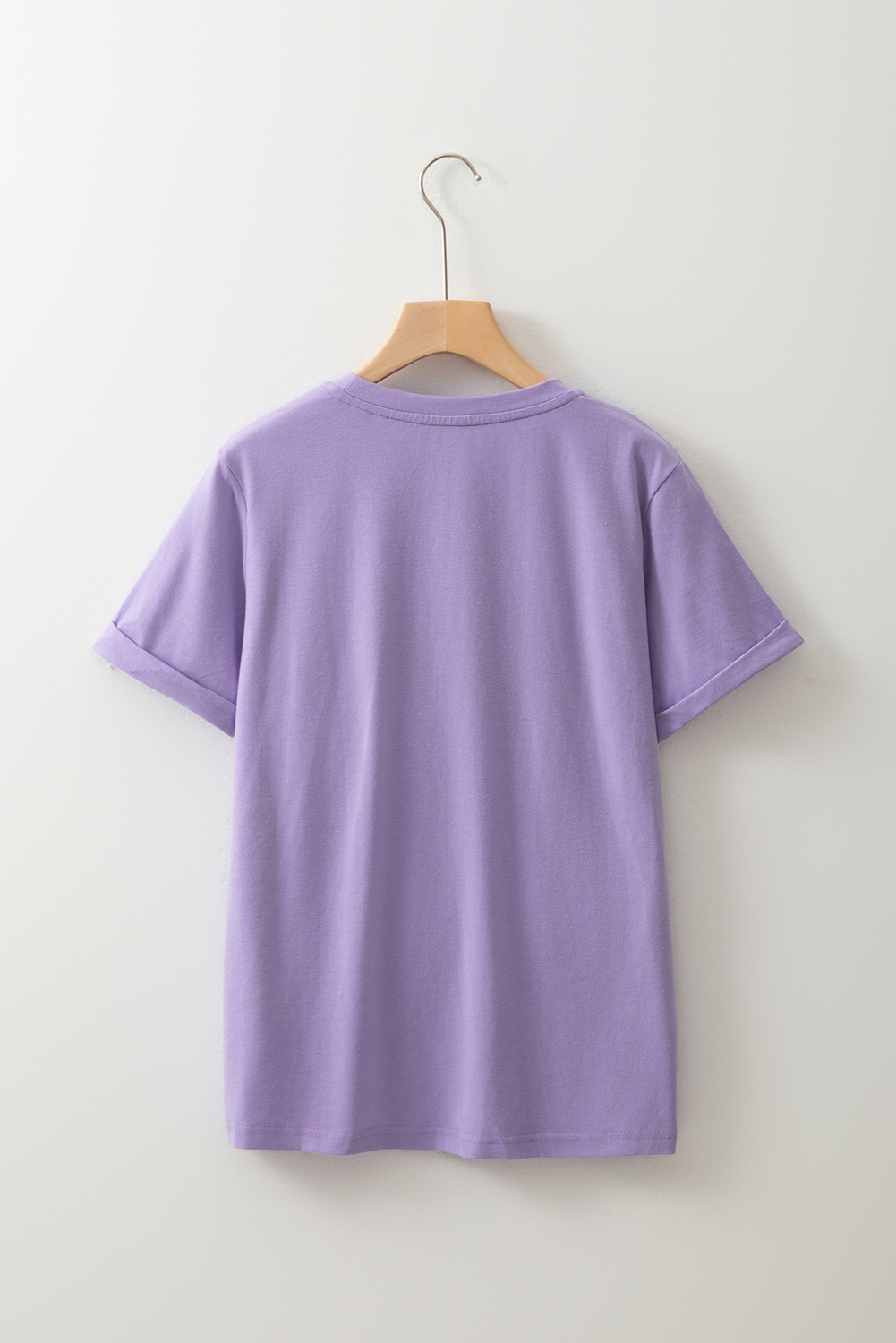 Wisteria Glitter Trim Chenille Ghost Patched Halloween Graphic Tee - loveforevers