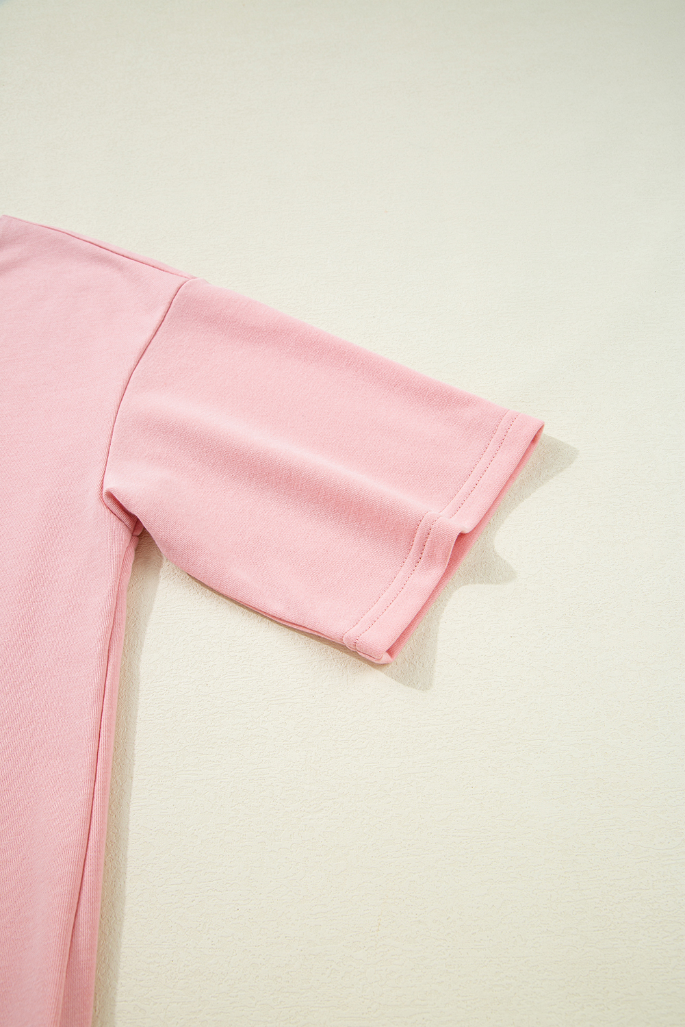 Apricot Pink Half Sleeve T-Shirt & Cargo Sweatpants Set - loveforevers