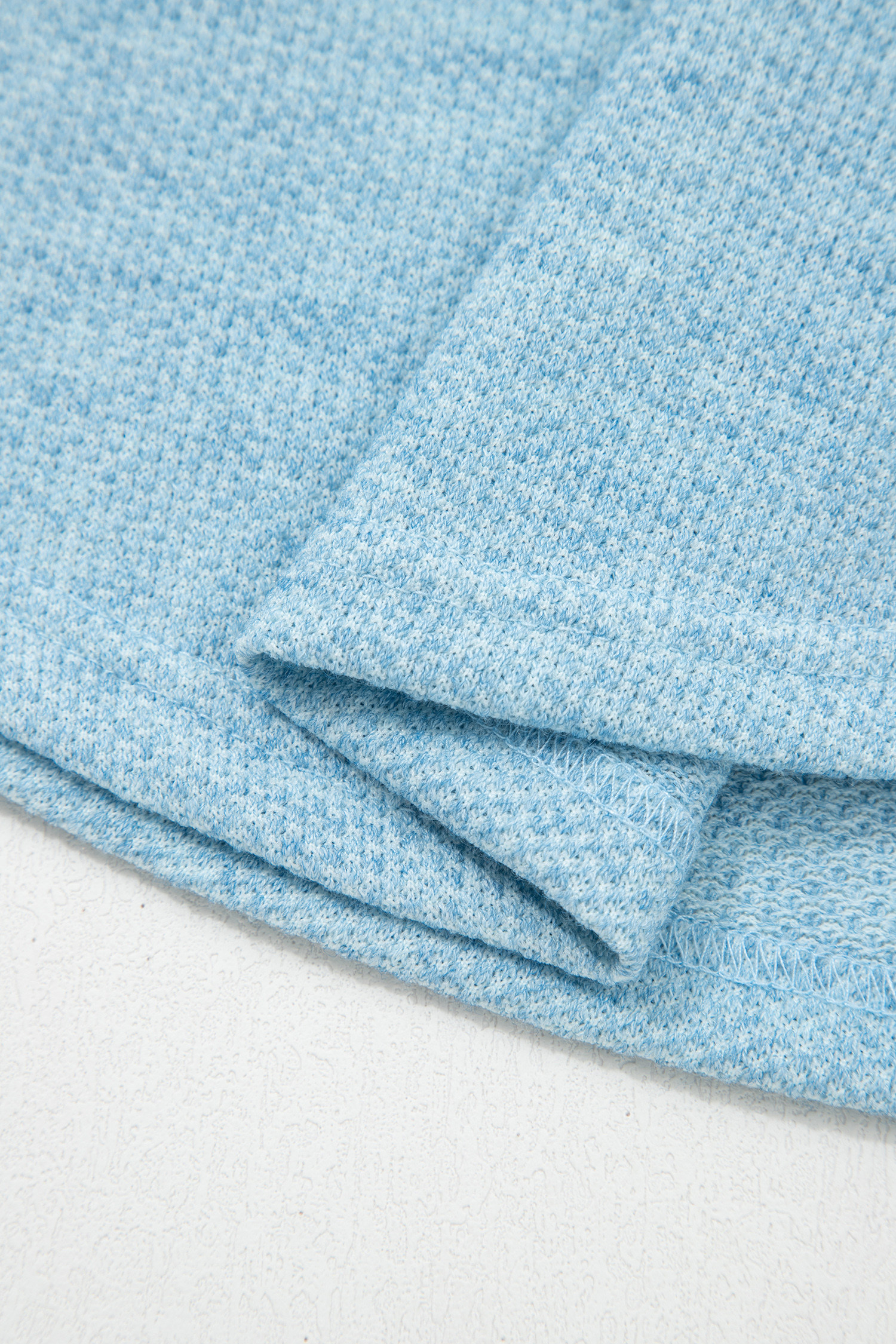 Moonlight Jade Textured Raglan Sleeve Knit Loose Top - loveforevers