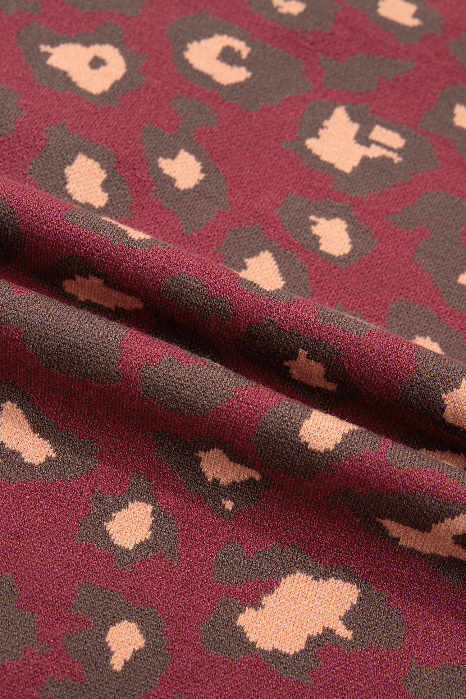 Red Leopard Print Cap Sleeve Knitted Top - loveforevers