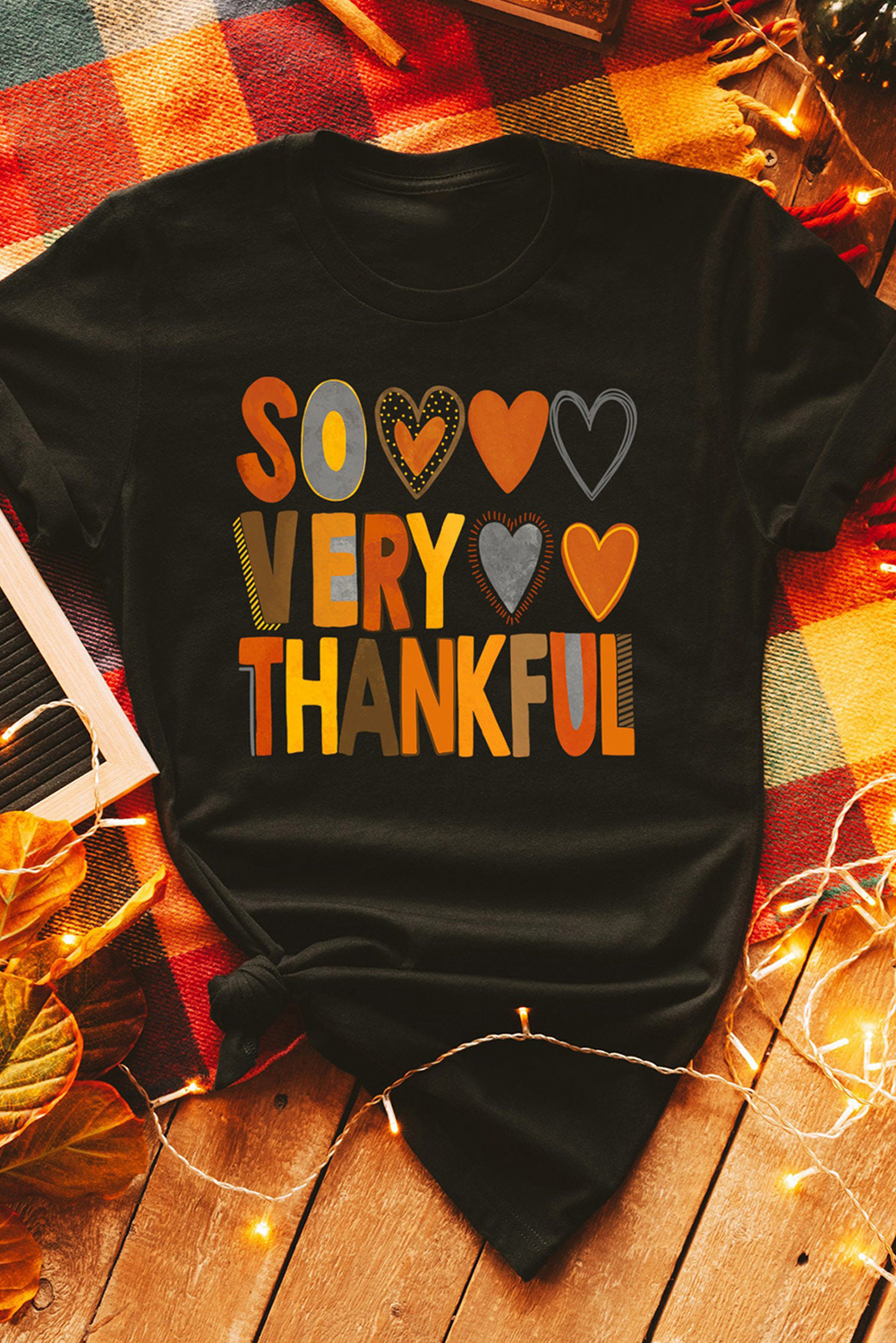 White Thanksgiving Slogan Print Crew Neck T Shirt - loveforevers