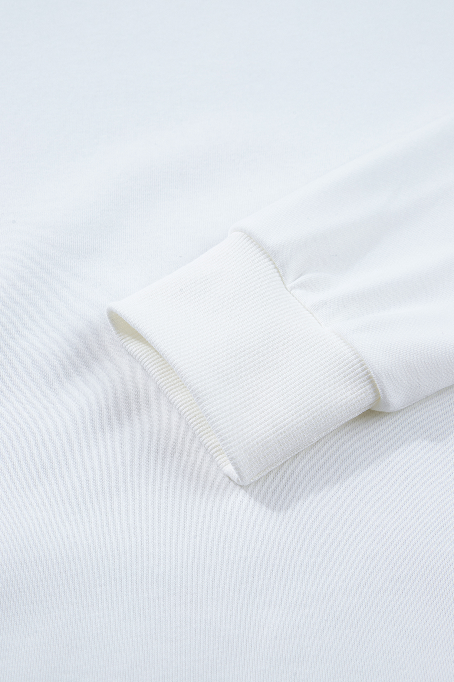 White LUCKY Clover Embroidered Long Sleeve Top - loveforevers