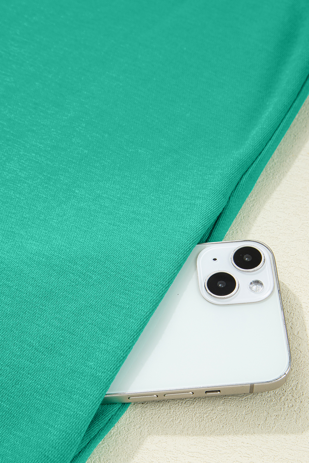 Mint Green Varsity Contrast Striped V Neck Long Sleeve T Shirt Dress with Pockets - loveforevers