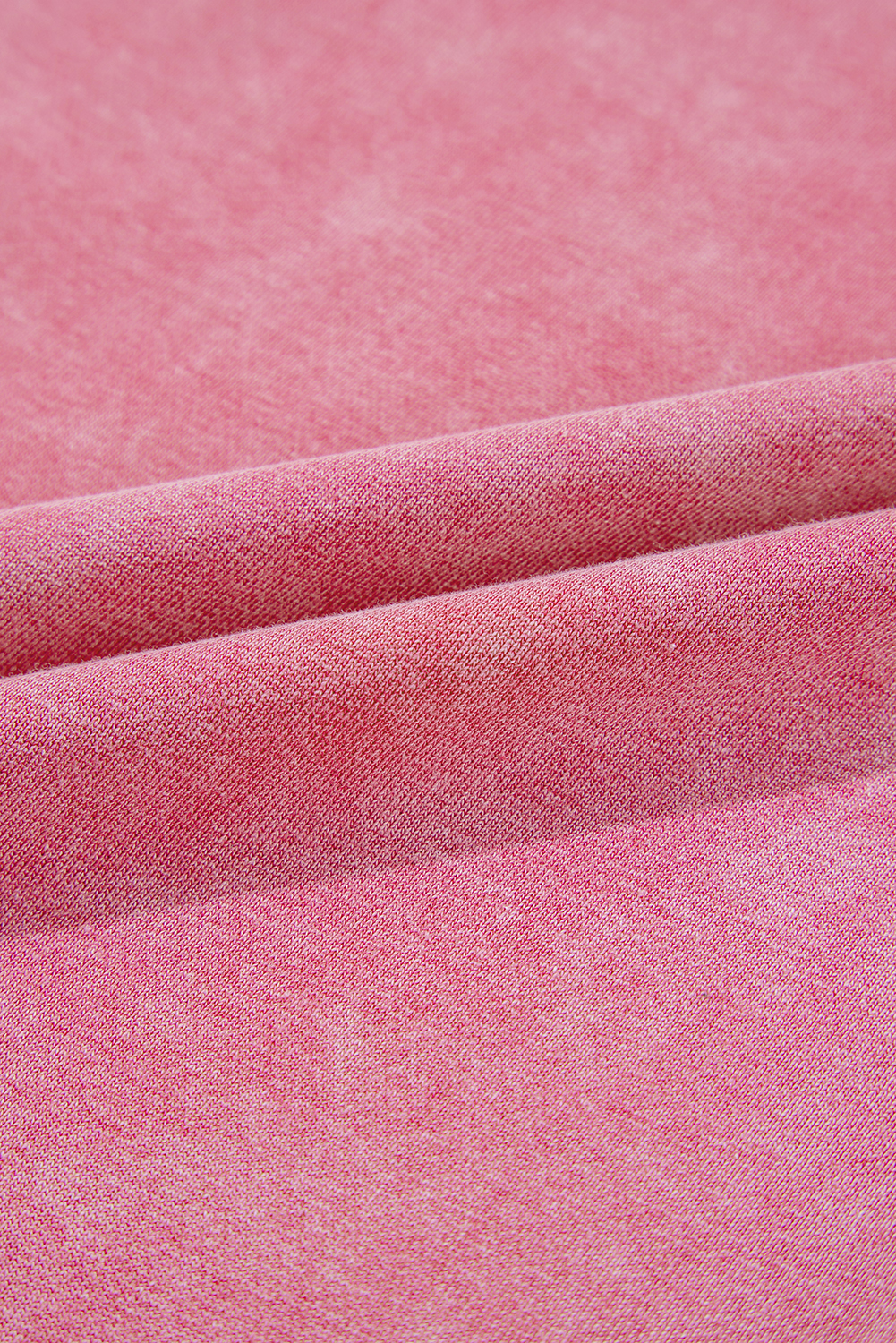 Sachet Pink Mineral Wash Raw Edge Ruffle Mini Dress - loveforevers