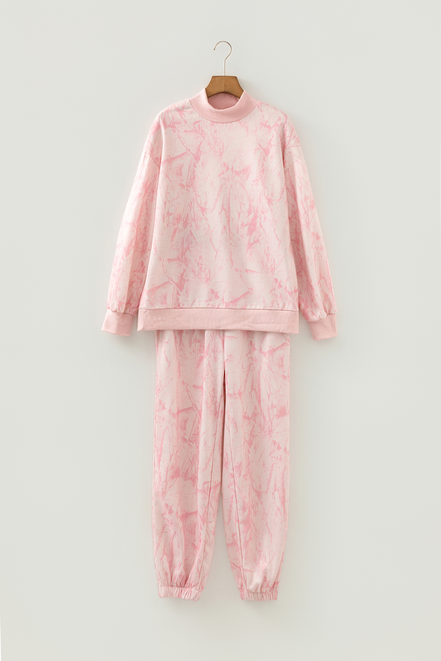 Pink Camo Print Jogger Pants Set - loveforevers