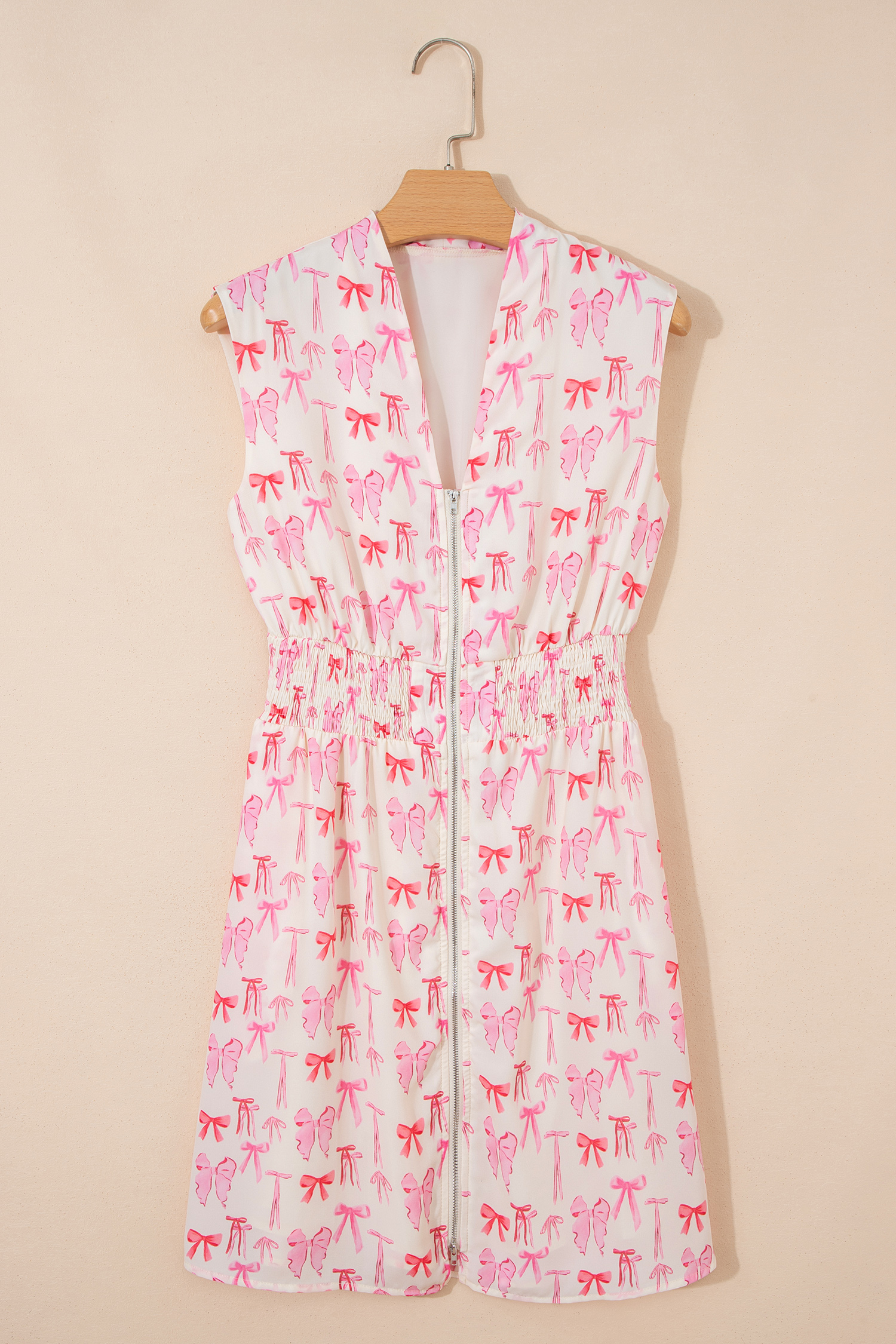 Coffee Plaid Print Full Zipper Cinched Waist Fit Flare Sleeveless Maxi Dress - loveforevers