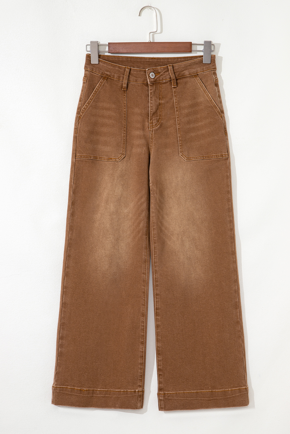 Breen Cropped High Rise Wide Leg Jeans - loveforevers