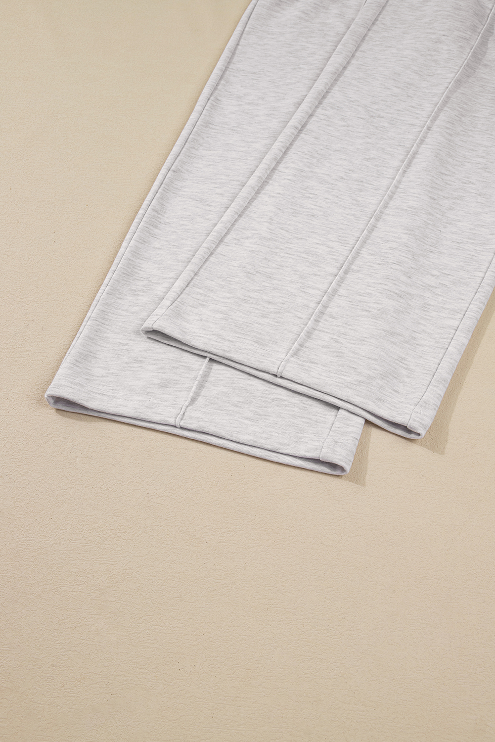 Light Grey Polo Tee Casual Pant Set - loveforevers