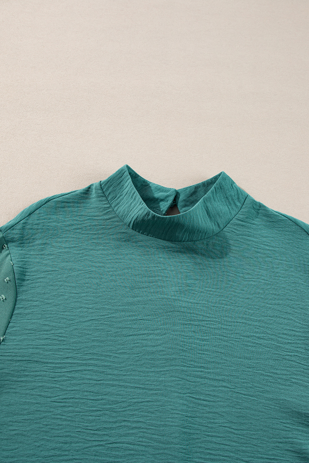 Skobeloff Swiss Dot Balloon Sleeve Loose Blouse - loveforevers