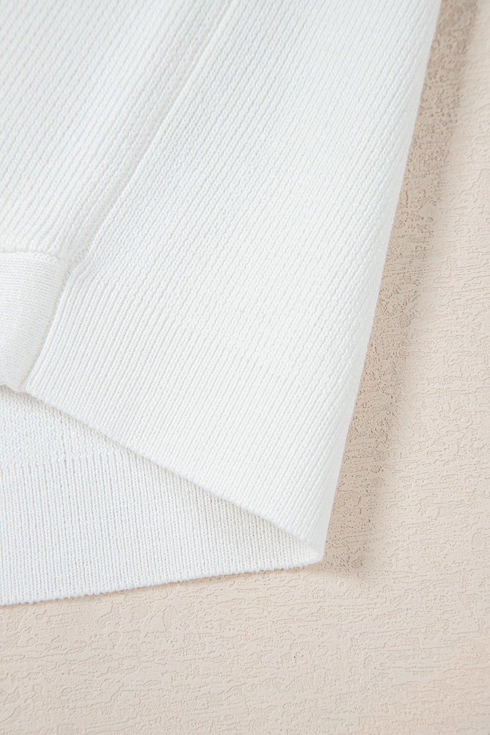 White V Neck Buttoned Sweater Vest - loveforevers