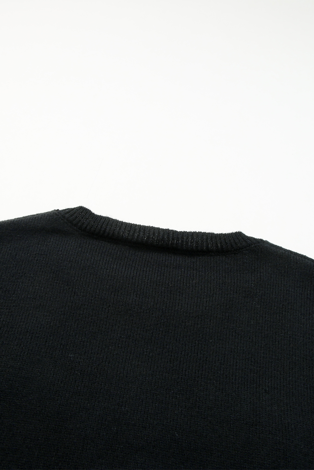White Merry & Bright Round Neck Casual Sweater - loveforevers