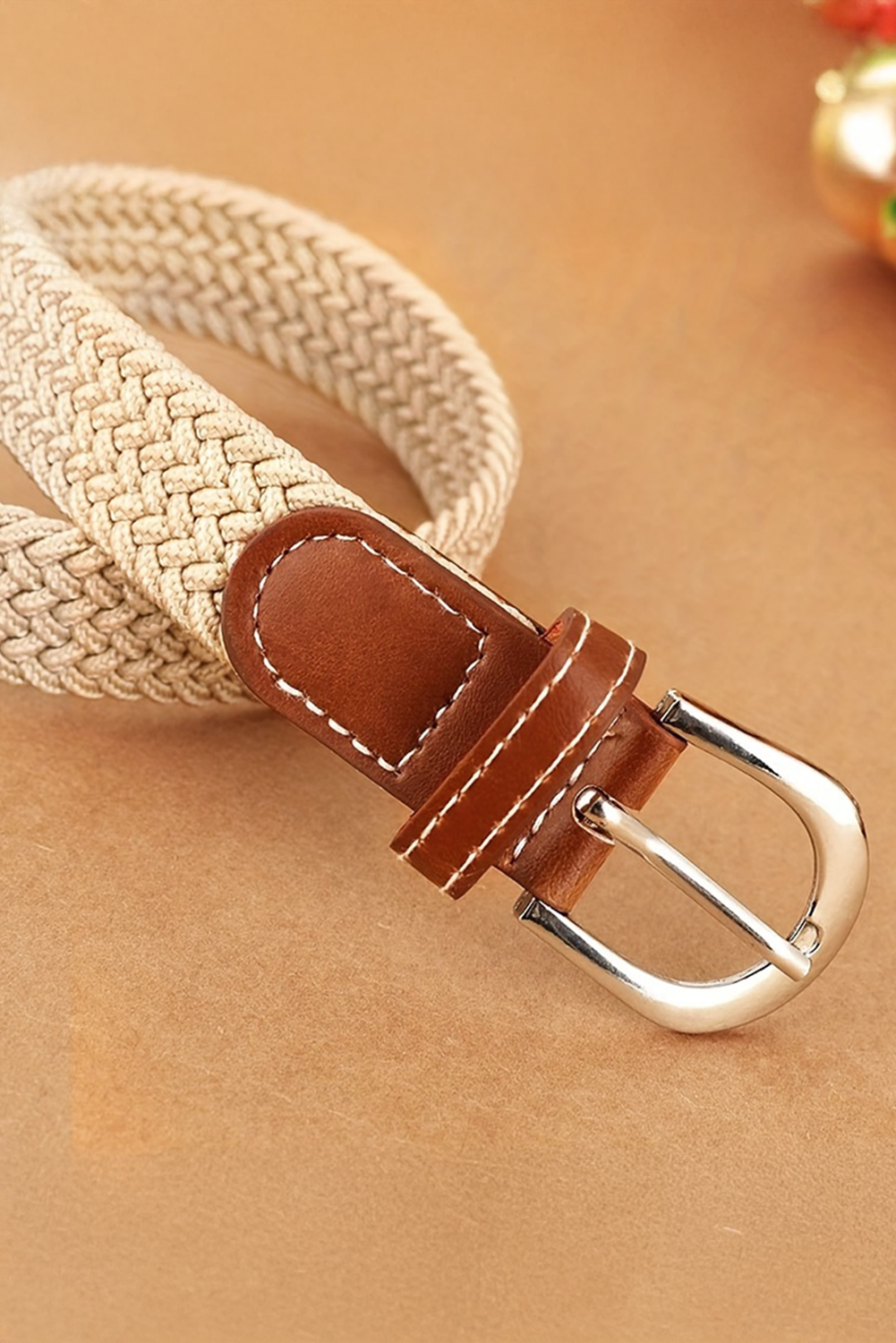 Dearlove White Boho Style Woven Canvas Waist Belt - loveforevers
