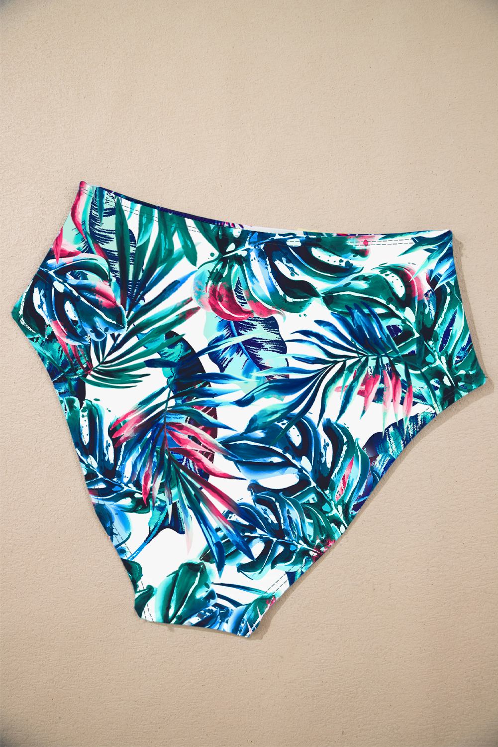 Sea Green Drawstring Tummy Control Mix-and-match 2pcs Tankini Swimsuit - loveforevers
