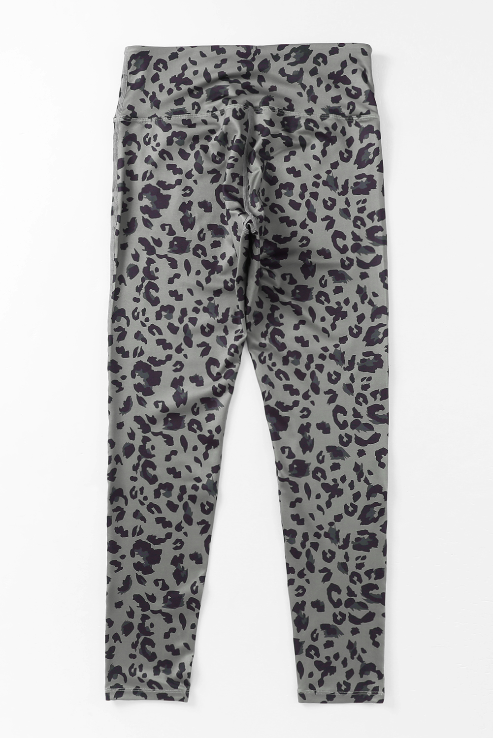 Gray Classic Leopard Print Active Leggings - loveforevers