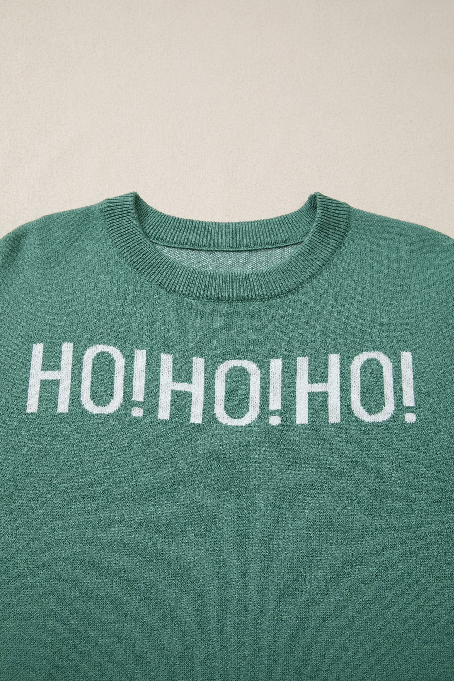 White Chenille Graphic Drop Shoulder Holiday Sweater - loveforevers