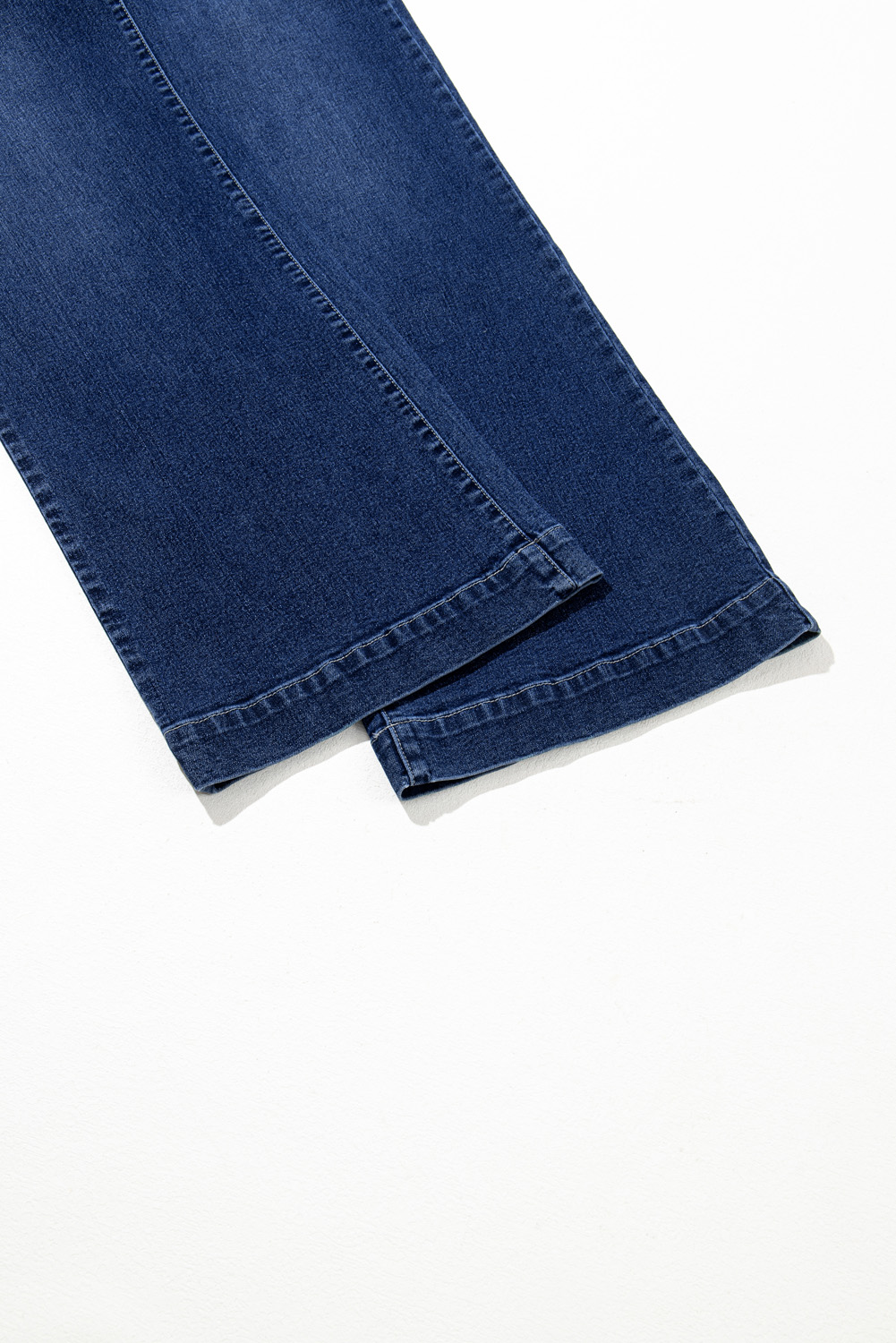 Sail Blue Wide Leg Pocketed High Waist Jeans - loveforevers