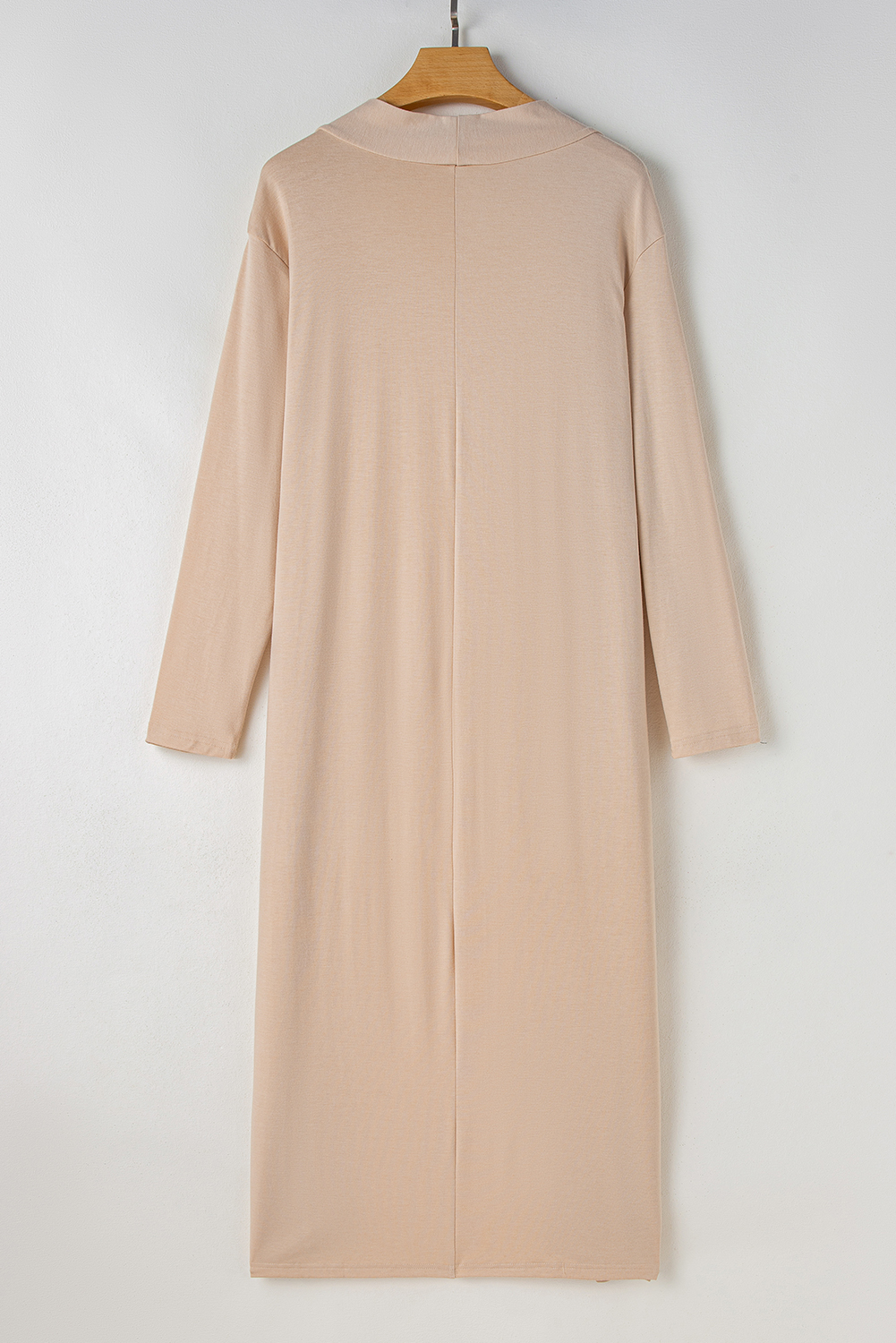 Parchment Split Long Cardigan and Skinny Pants Lounge Set - loveforevers