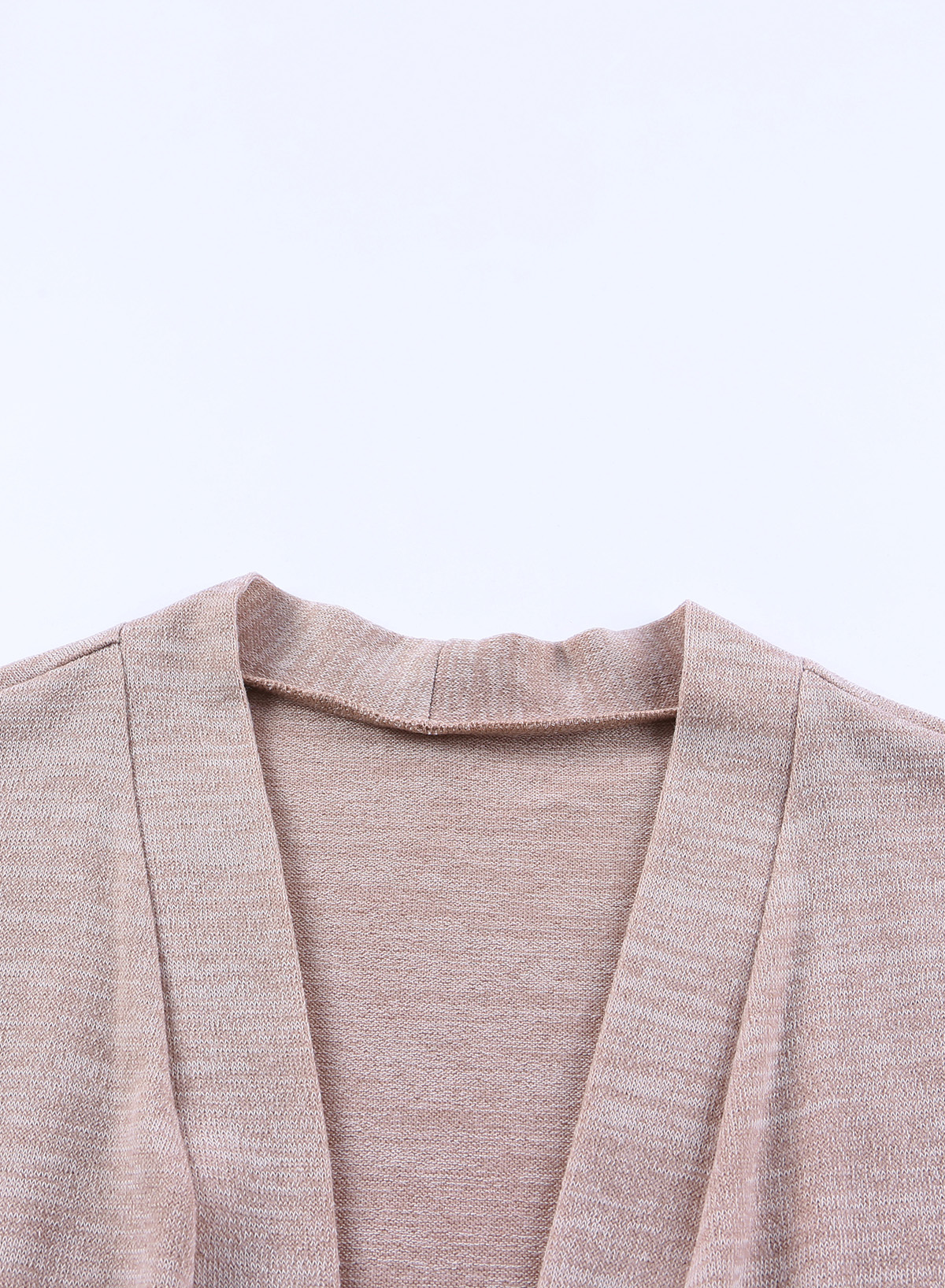 Pink Tunic Back Open Front Cardigan with Pockets - loveforevers